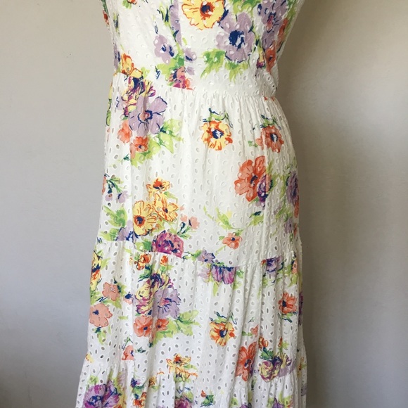 WAYF Timber Tiered Buster Midi Floral Dress - Size Small - Picture 7 of 12